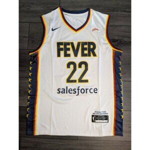 Caitlin Clark #22 Indiana Fever Stitched White Jersey